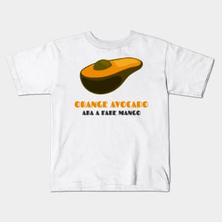 Orange Avocado: a Fake Mango Kids T-Shirt